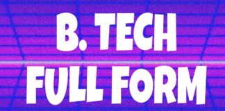 B.TECH Full Form