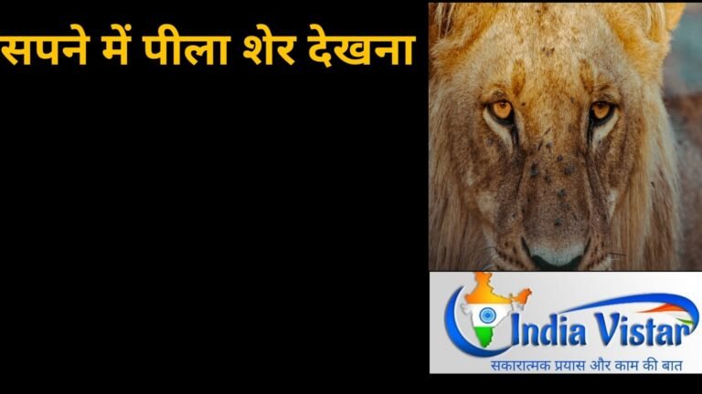 Sapne me Sher Dekhna