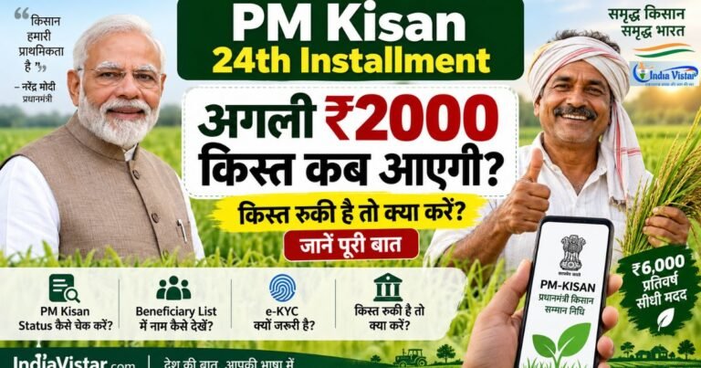 PM Kisan 24th Installment अगली 2000 रुपये की किस्त कब आएगी