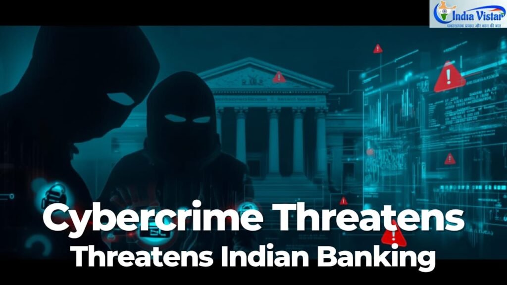 म्यूल अकाउंट और RBI KYC नियमों से जुड़ा साइबर अपराध चित्रण