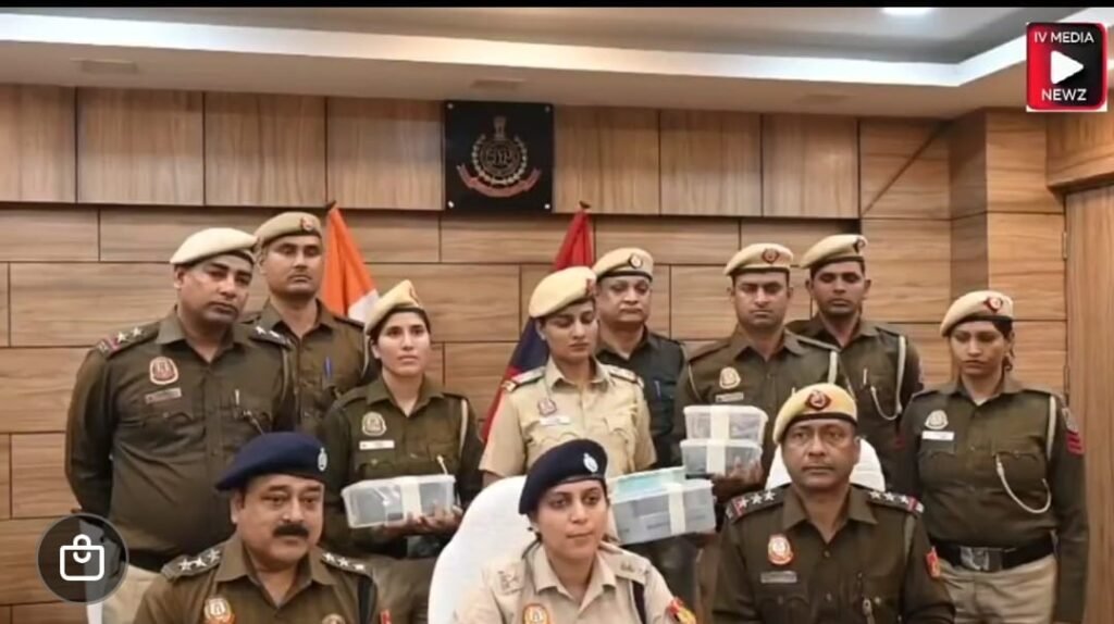 Delhi Police PC video screenshot fake ED raid case