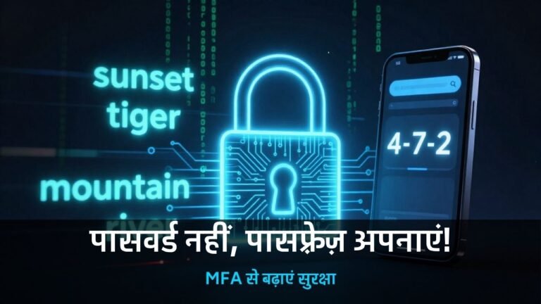 पासफ़्रेज़ और MFA से सुरक्षित साइबर सुरक्षा