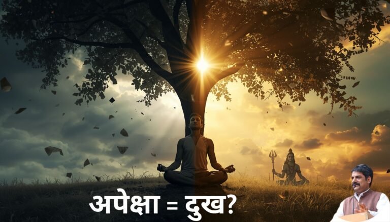अपेक्षा और संतोष पर आधारित आध्यात्मिक विचार