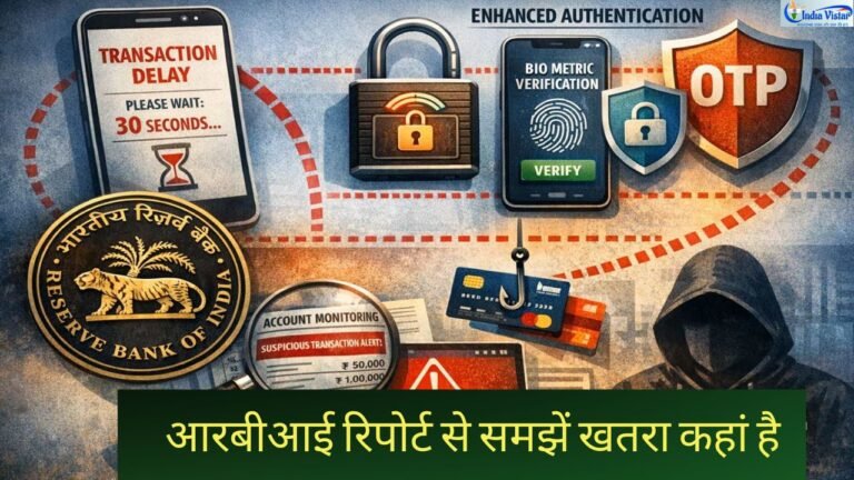 बैंकिंग फ्रॉड और डिजिटल भुगतान सुरक्षा पर RBI रिपोर्ट को दर्शाती प्रतीकात्मक तस्वीर