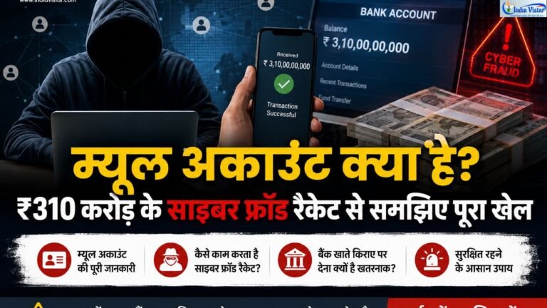 म्यूल अकाउंट क्या है और ₹310 करोड़ के साइबर फ्रॉड रैकेट में इसका इस्तेमाल कैसे हुआ