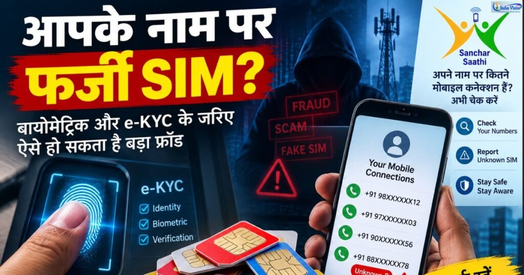 आपके नाम पर फर्जी SIM Card और SIM KYC Fraud की जांच