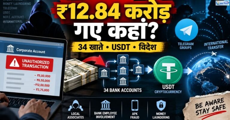 साइबर फ्रॉड का पैसा USDT और बैंक खातों से विदेश भेजने का मामला