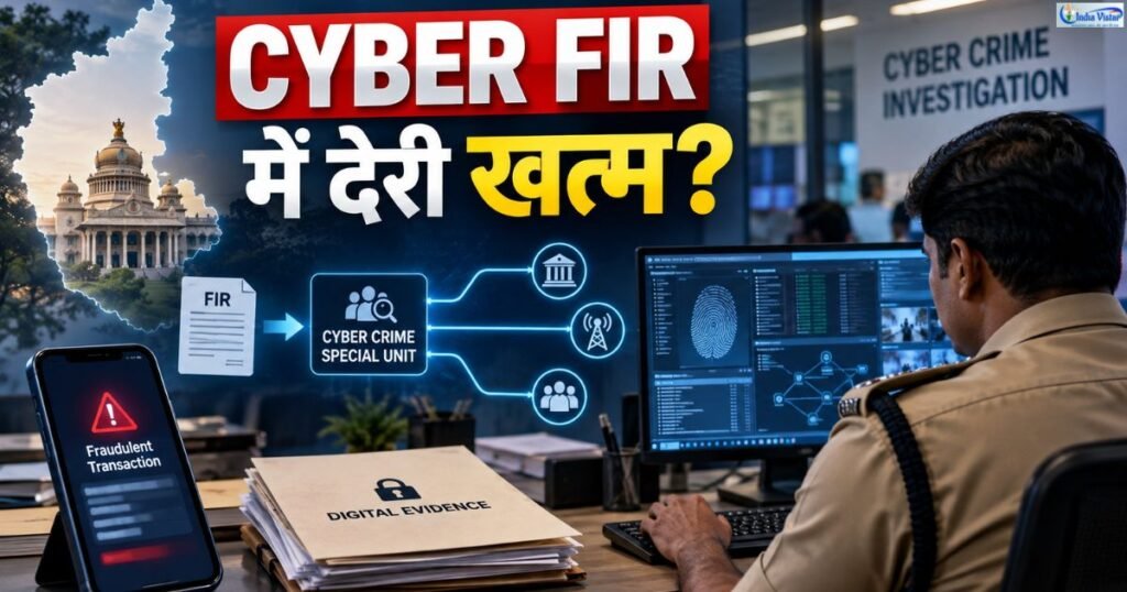 Cyber Crime FIR ऑनलाइन फ्रॉड शिकायत और कर्नाटक साइबर पुलिस जांच