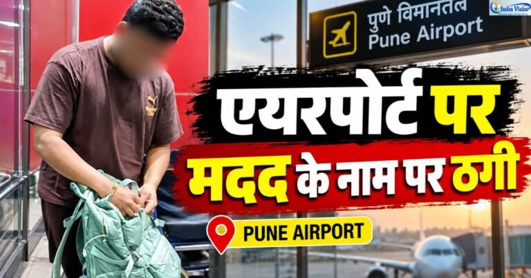 पुणे एयरपोर्ट पर मदद के नाम पर यात्री से पैसे लेने के मामले में CISF द्वारा पकड़ा गया संदिग्ध