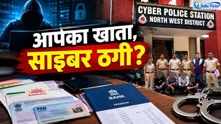 दिल्ली में 37 संदिग्ध म्यूल बैंक खातों से जुड़े साइबर धोखाधड़ी मामले का प्रतीकात्मक चित्र