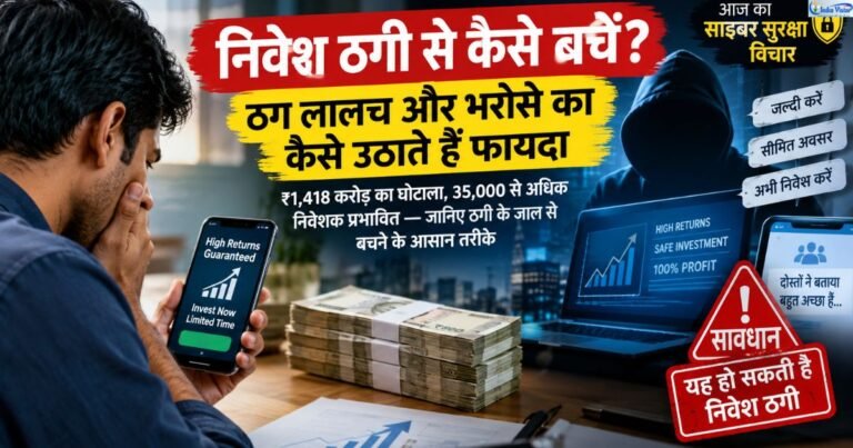 निवेश ठगी से बचने के तरीके